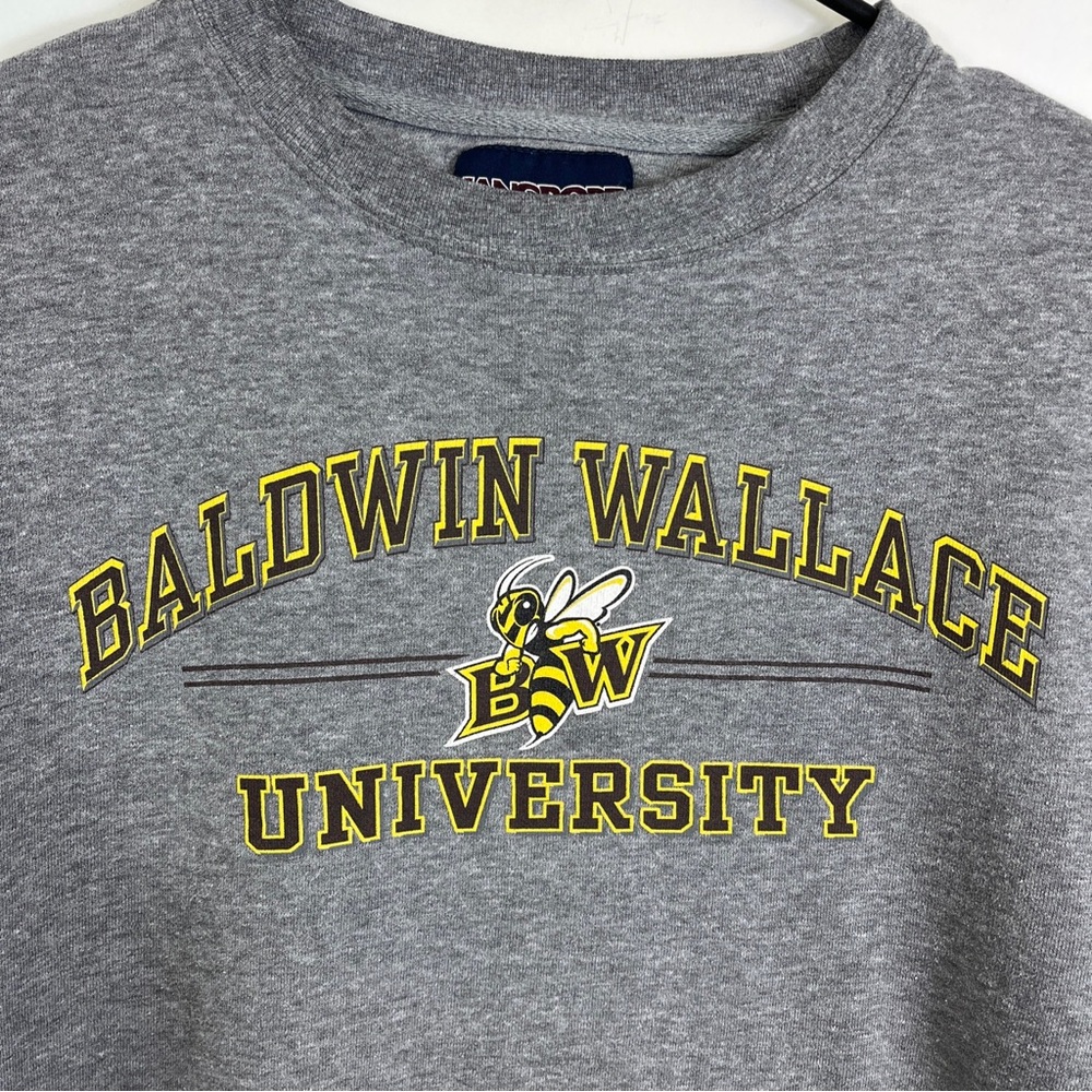 Baldwin Wallace University Crewneck Sweatshirt SZ Small Jansport Gray - Picture 2 of 11